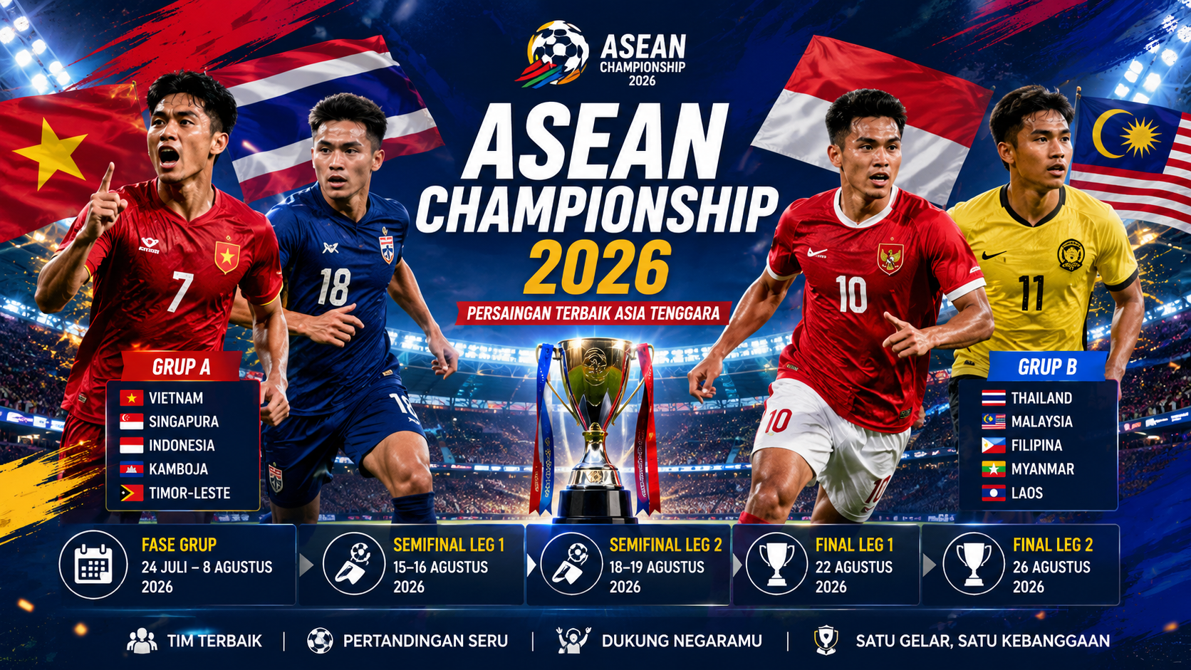 ASEAN Championship 2026 panduan persaingan tim Asia Tenggara